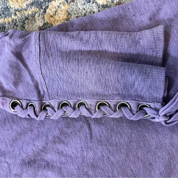 Free People lace up cuff top - Picture 3 of 7